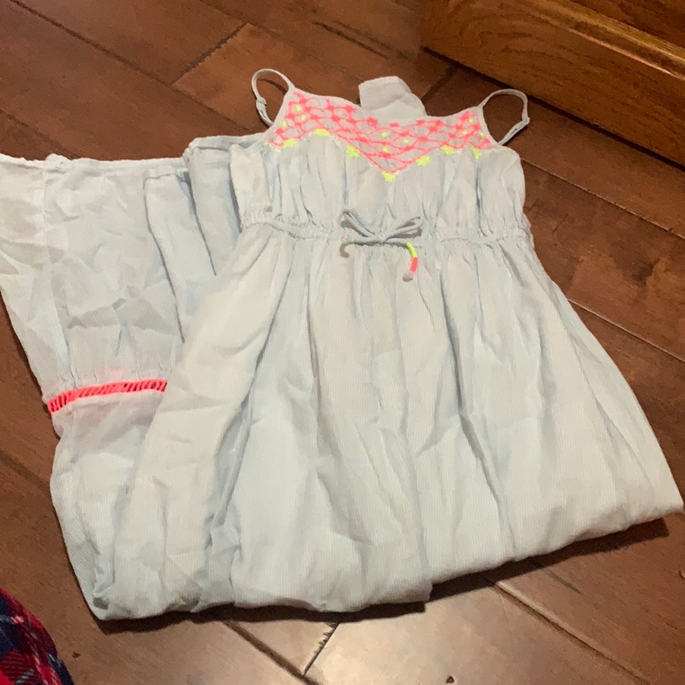 Cat and Jack long blue dress
